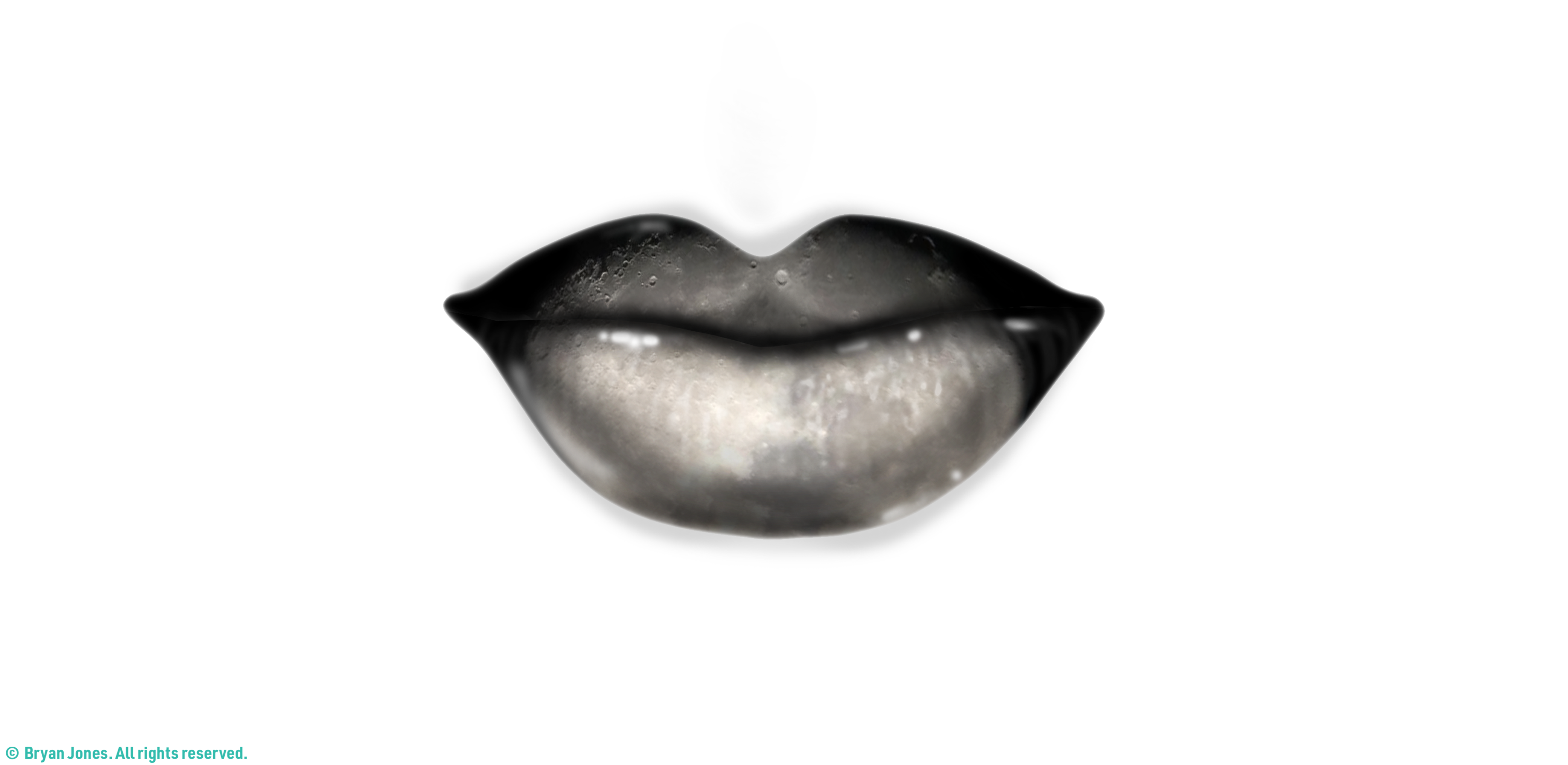 moon textured lips